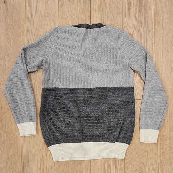 Madewell 100% cotton Colour and Texture block sweater - Picture 2 of 3
